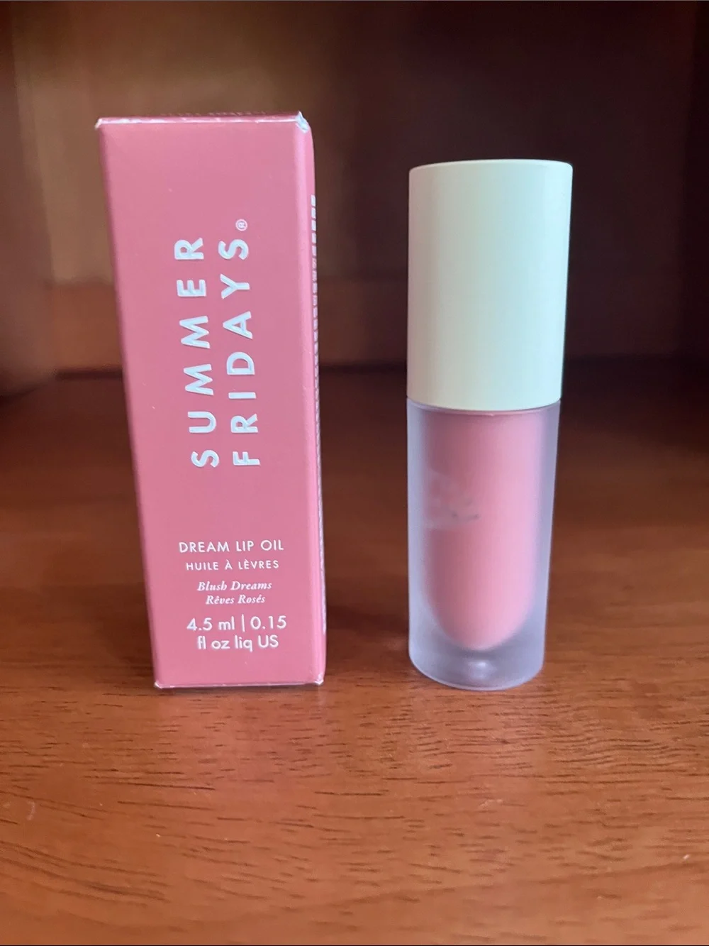 Summer Fridays Dream Lip Oil — Blush Dreams Pink